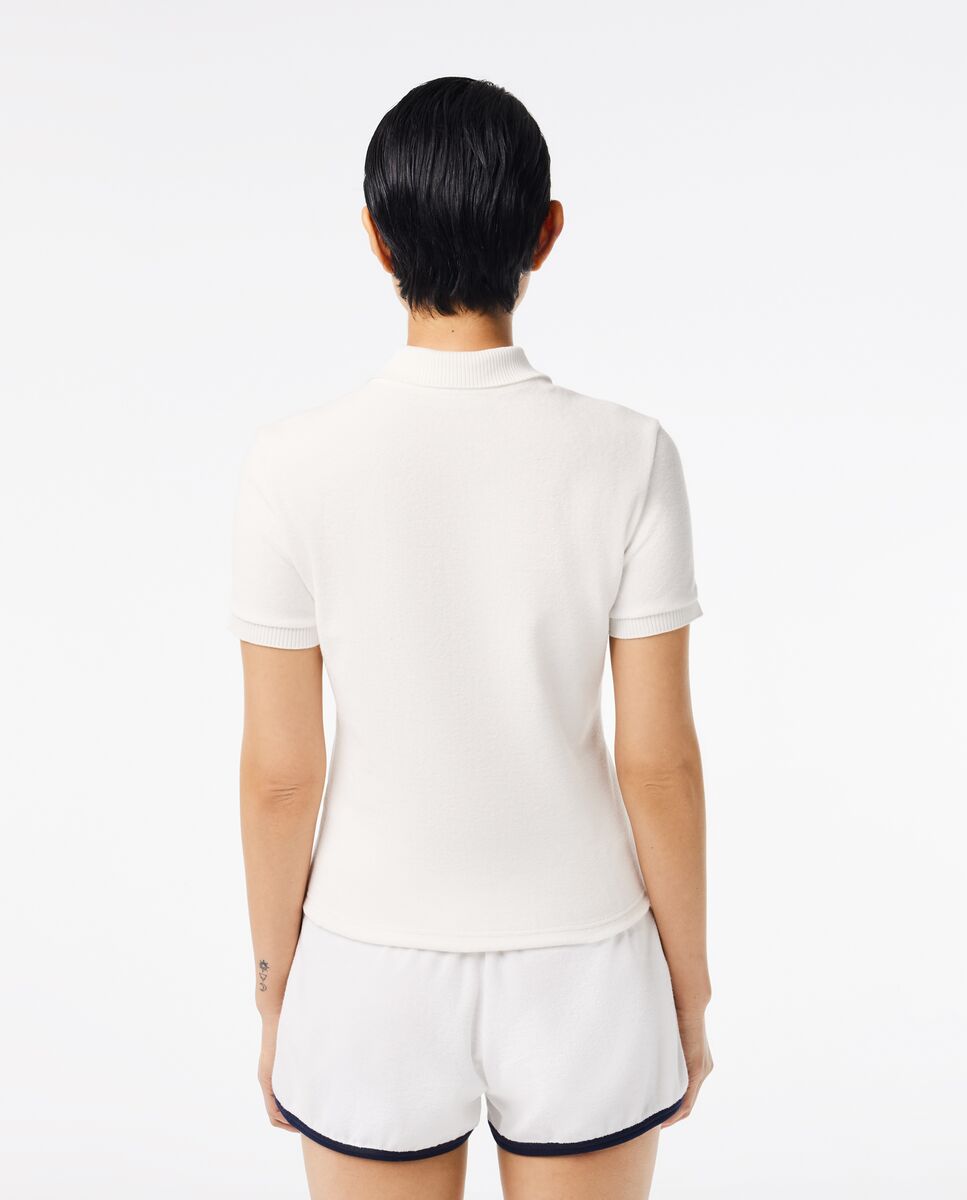 Polo de mujer slim fit en punto de rizo de manga corta Lacoste El Corte Ingles