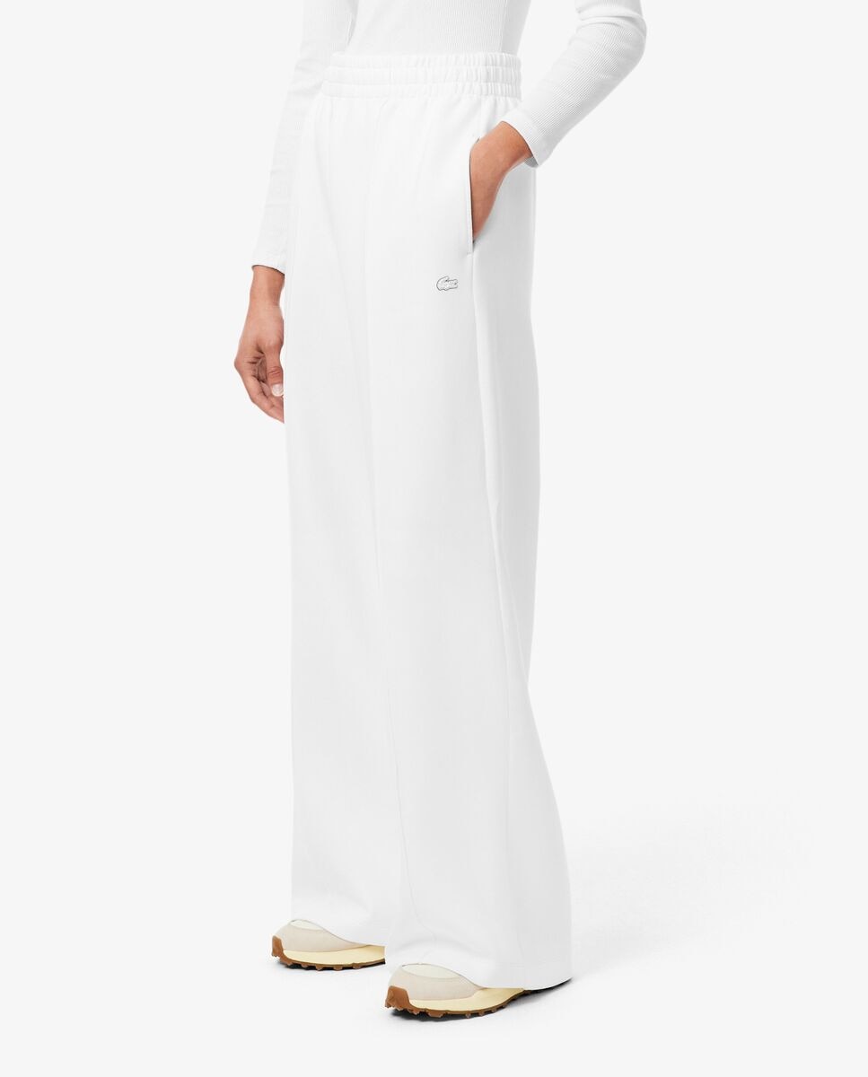 Imagen 3 de Pantalón de mujer de chándal de algodón en - Blanco Blanco