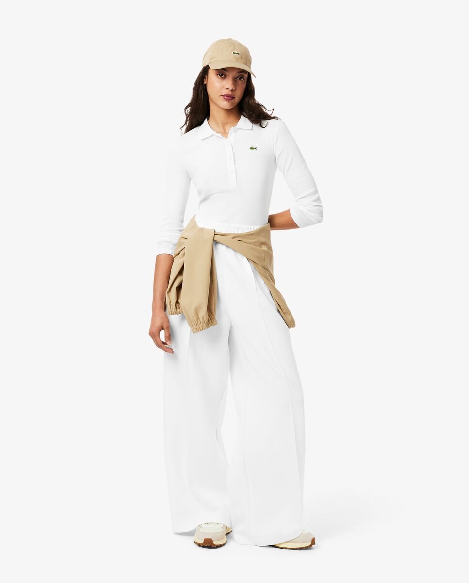Imagen 4 de Pantalón de mujer de chándal de algodón en - Blanco Blanco