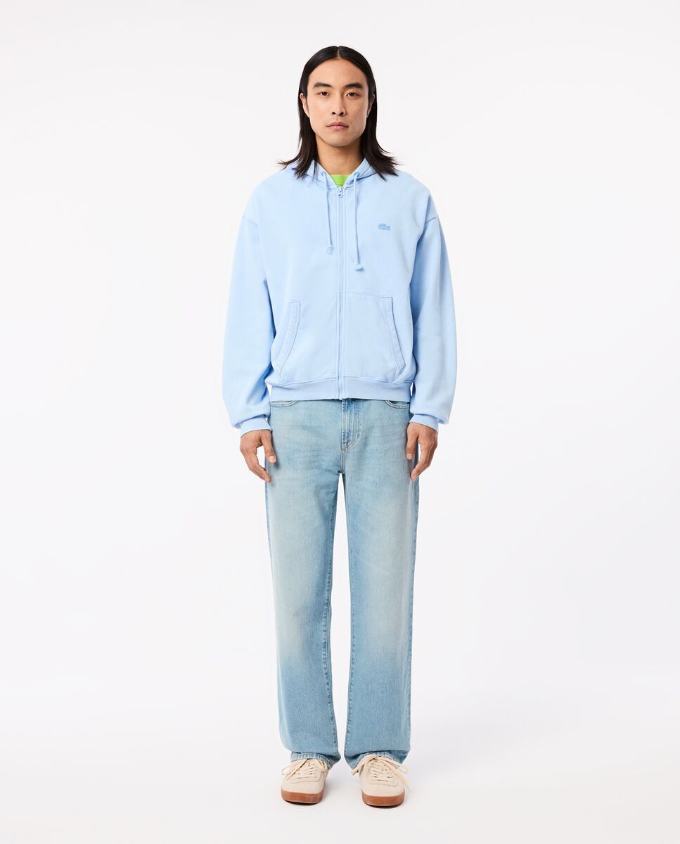 Vaqueros straight cut con cinco bolsillos - Lacoste - Azul Azul-1