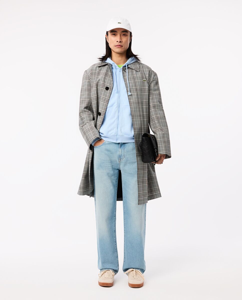 Vaqueros straight cut con cinco bolsillos - Lacoste - Azul Azul-4
