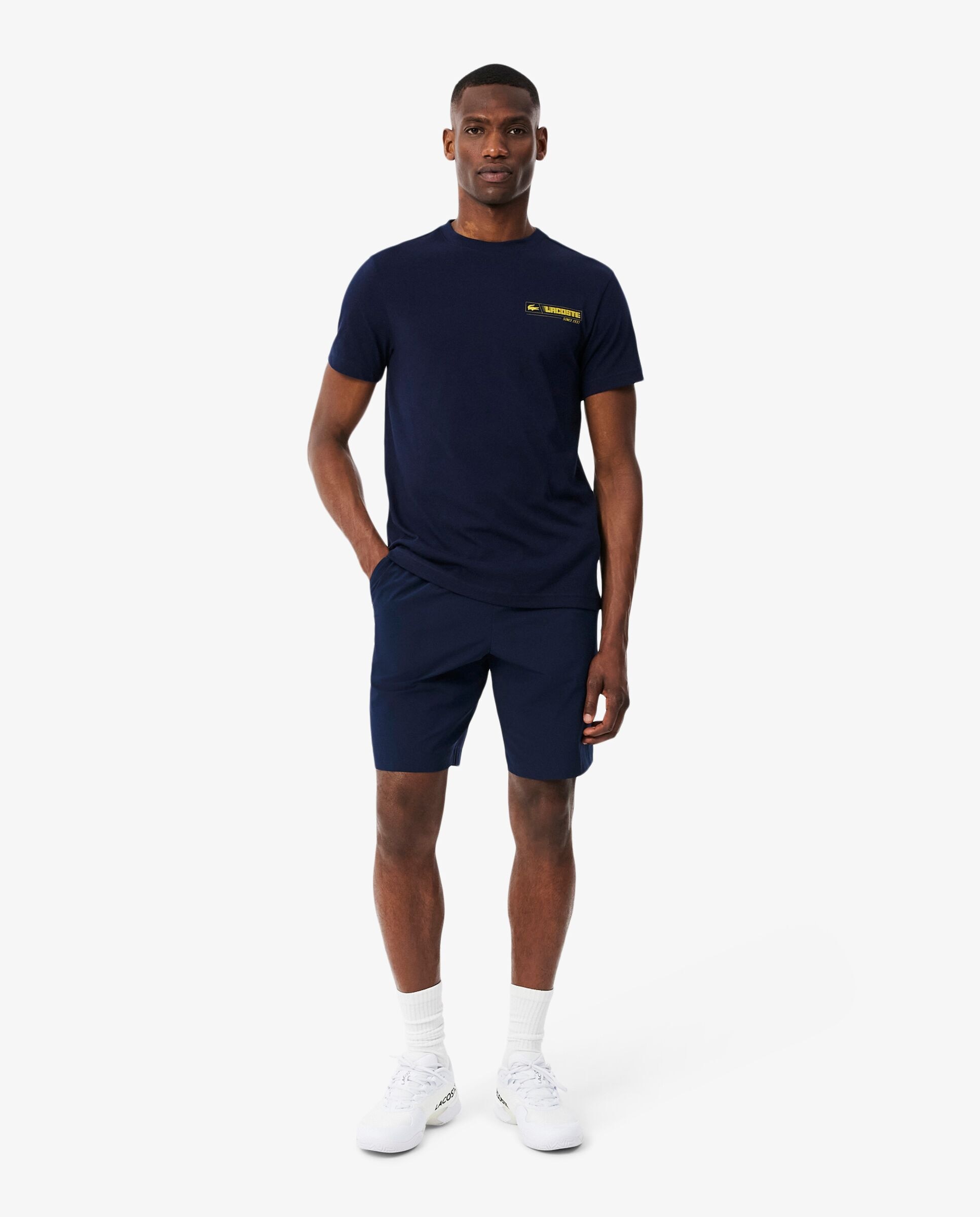 Pantalones cortos de tenis de hombre Sportsuit Ultra-Dry Lacoste - Azul marino Azul marino-1
