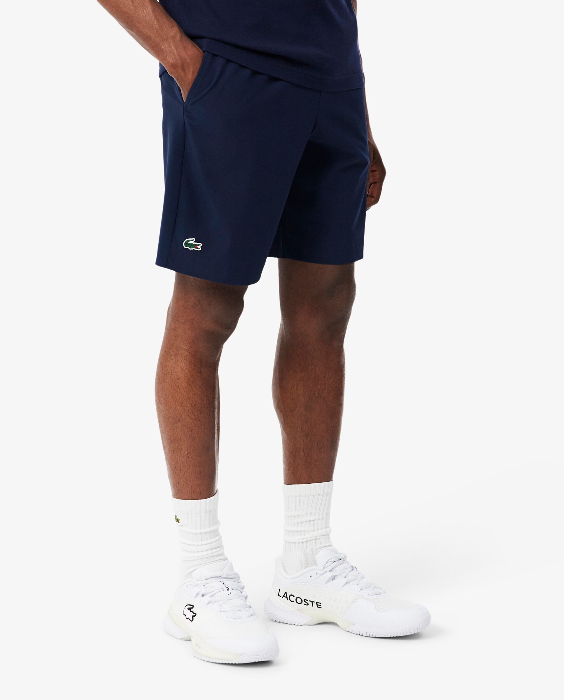 Pantalones cortos de tenis de hombre Sportsuit Ultra-Dry Lacoste - Azul marino Azul marino-3