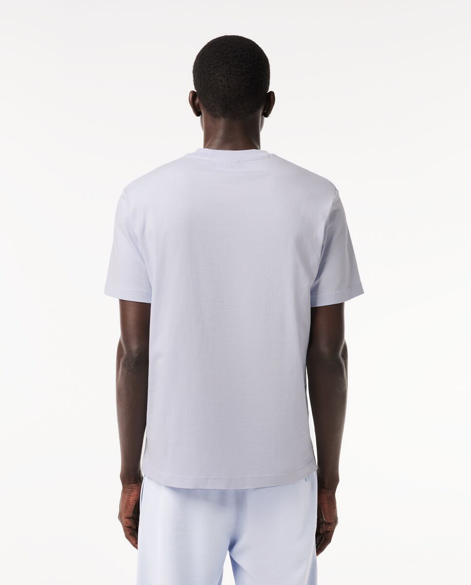 Camiseta de hombre de algodón de manga corta - Lacoste - Malva Malva-2