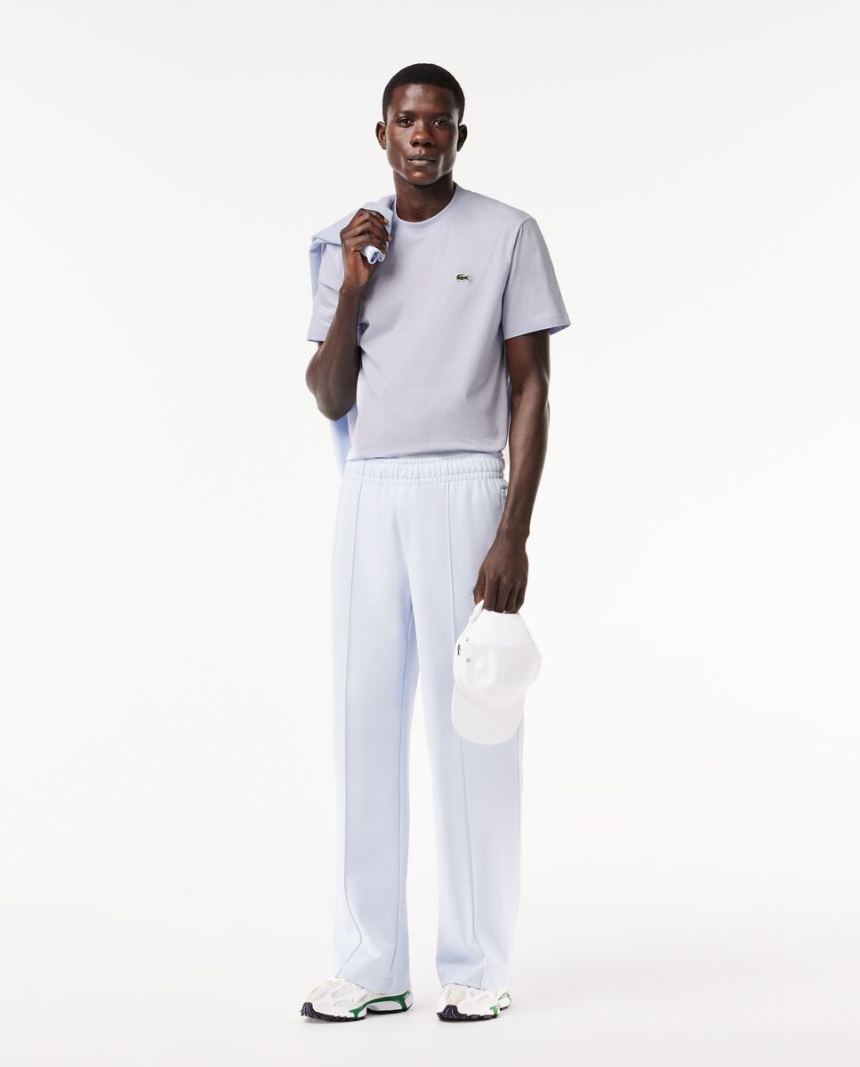 Camiseta de hombre de algodón de manga corta - Lacoste - Malva Malva-4