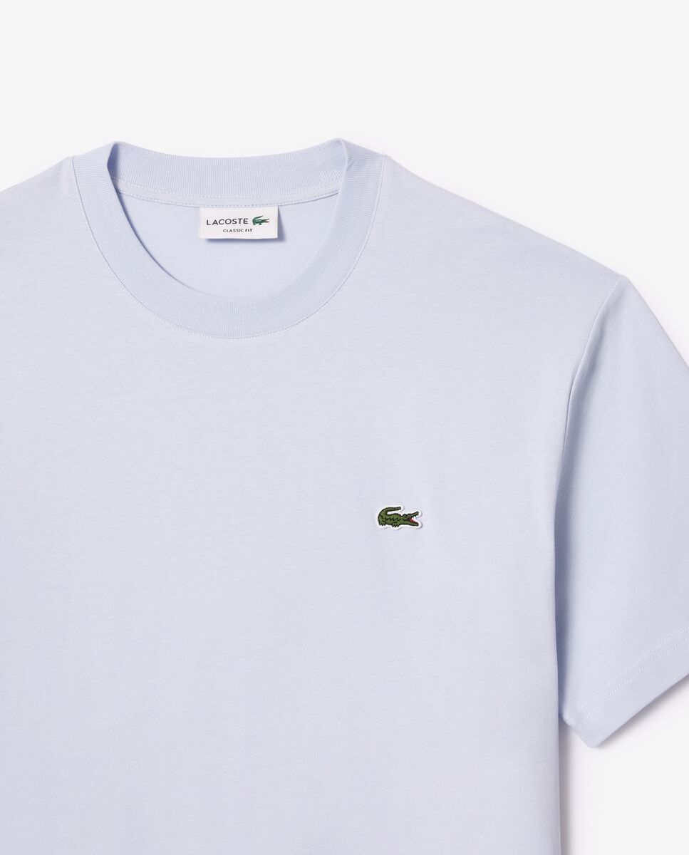 Camiseta de hombre de algodón de manga corta - Lacoste - Malva Malva-6