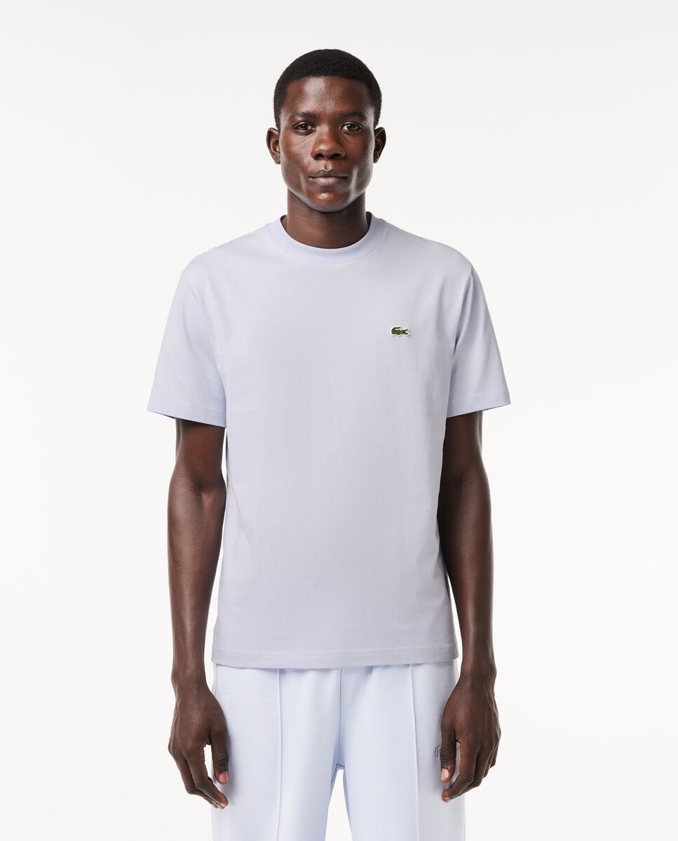 Lacoste - Camiseta de hombre de algodón de manga corta.
