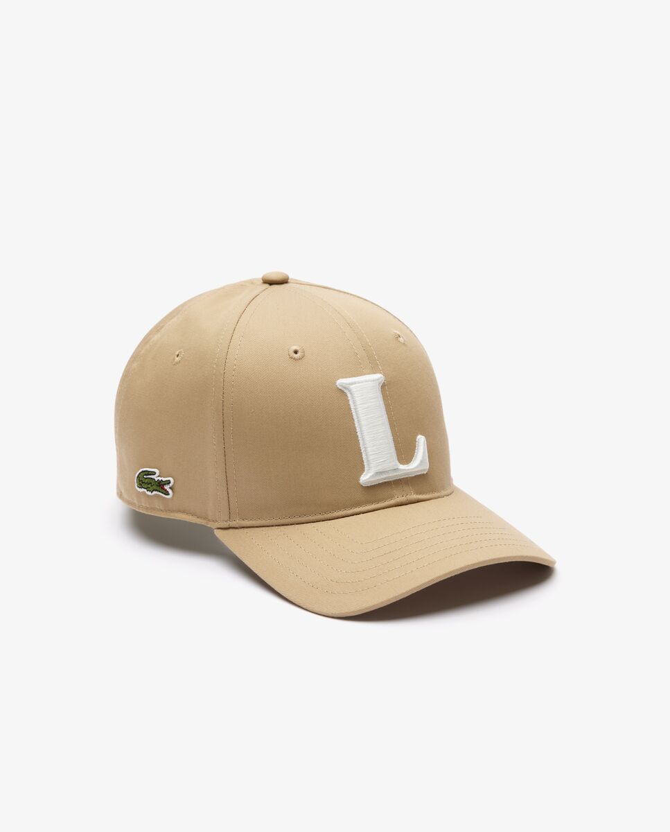 Gorra de sarga de hombre. - Lacoste - Beige Beige-4