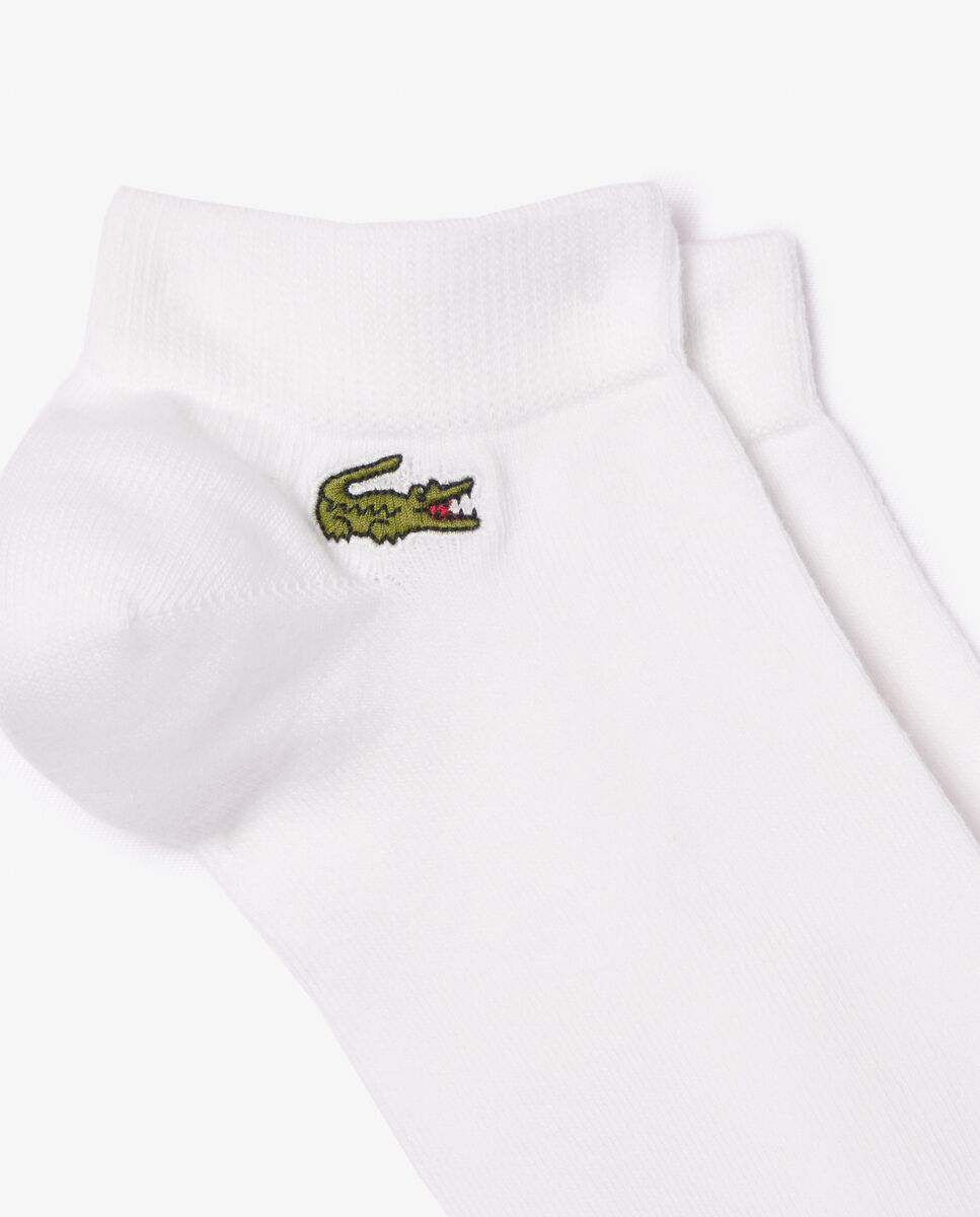 Pack unisex de 3 calcetines unisex bajos en - Lacoste - Blanco Blanco-2