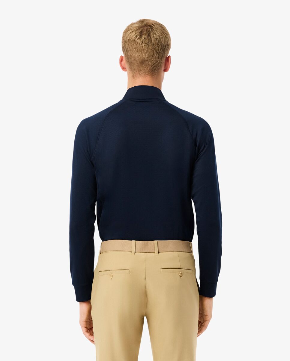 Sudadera de hombre técnica de felpa para golf en azul - Lacoste - Azul marino Azul marino-2