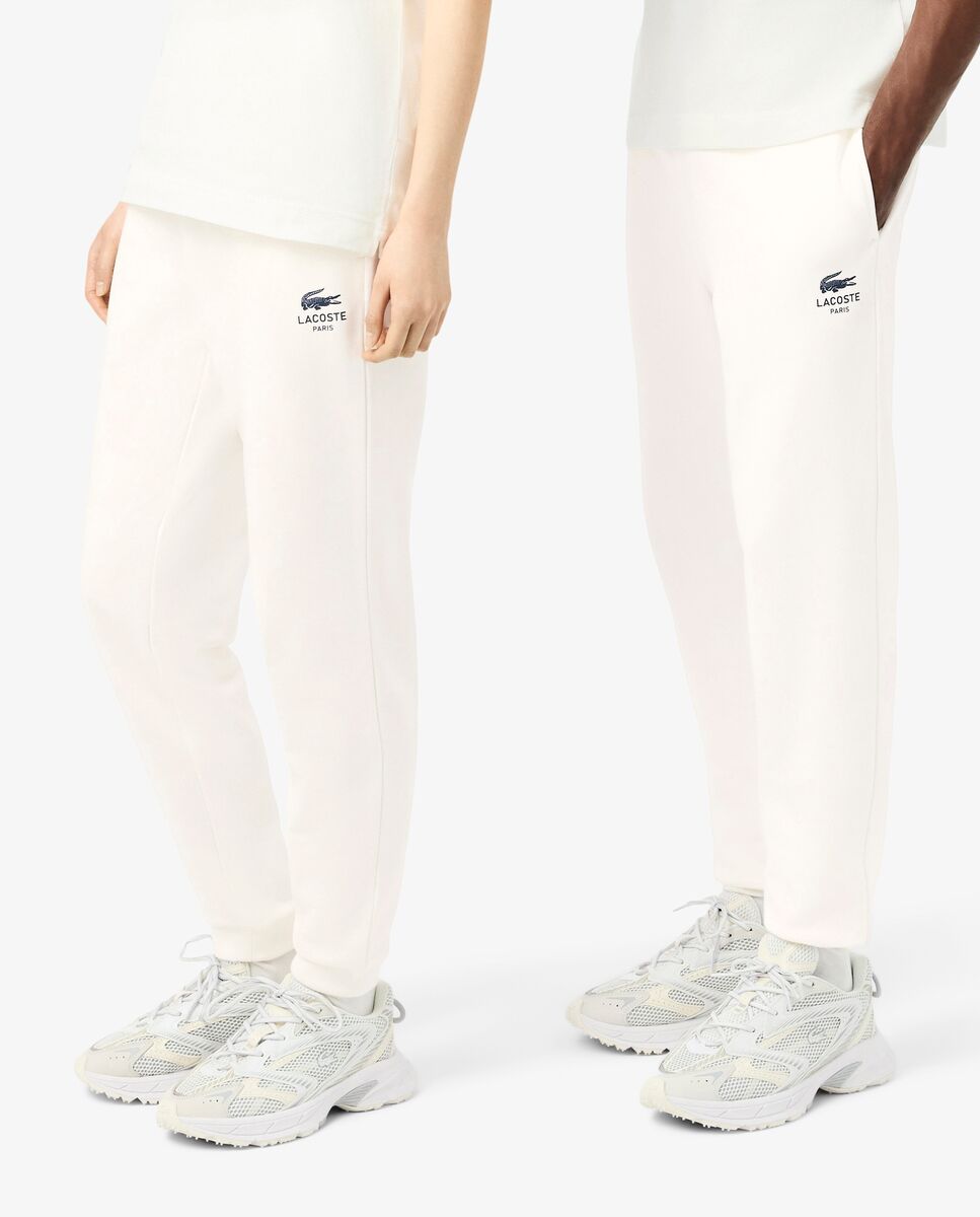 Imagen 3 de Pantalones joggers de hombre de corte tapered - Lacoste - Blanco Blanco