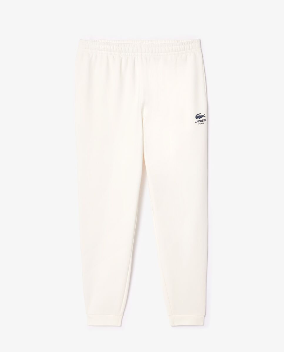 Imagen 6 de Pantalones joggers de hombre de corte tapered - Lacoste - Blanco Blanco