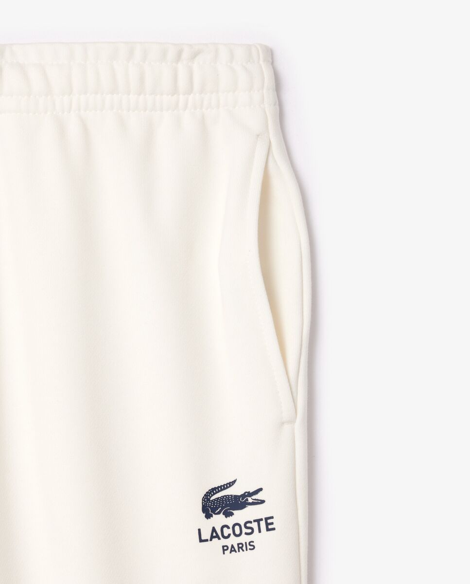 Imagen 5 de Pantalones joggers de hombre de corte tapered - Lacoste - Blanco Blanco