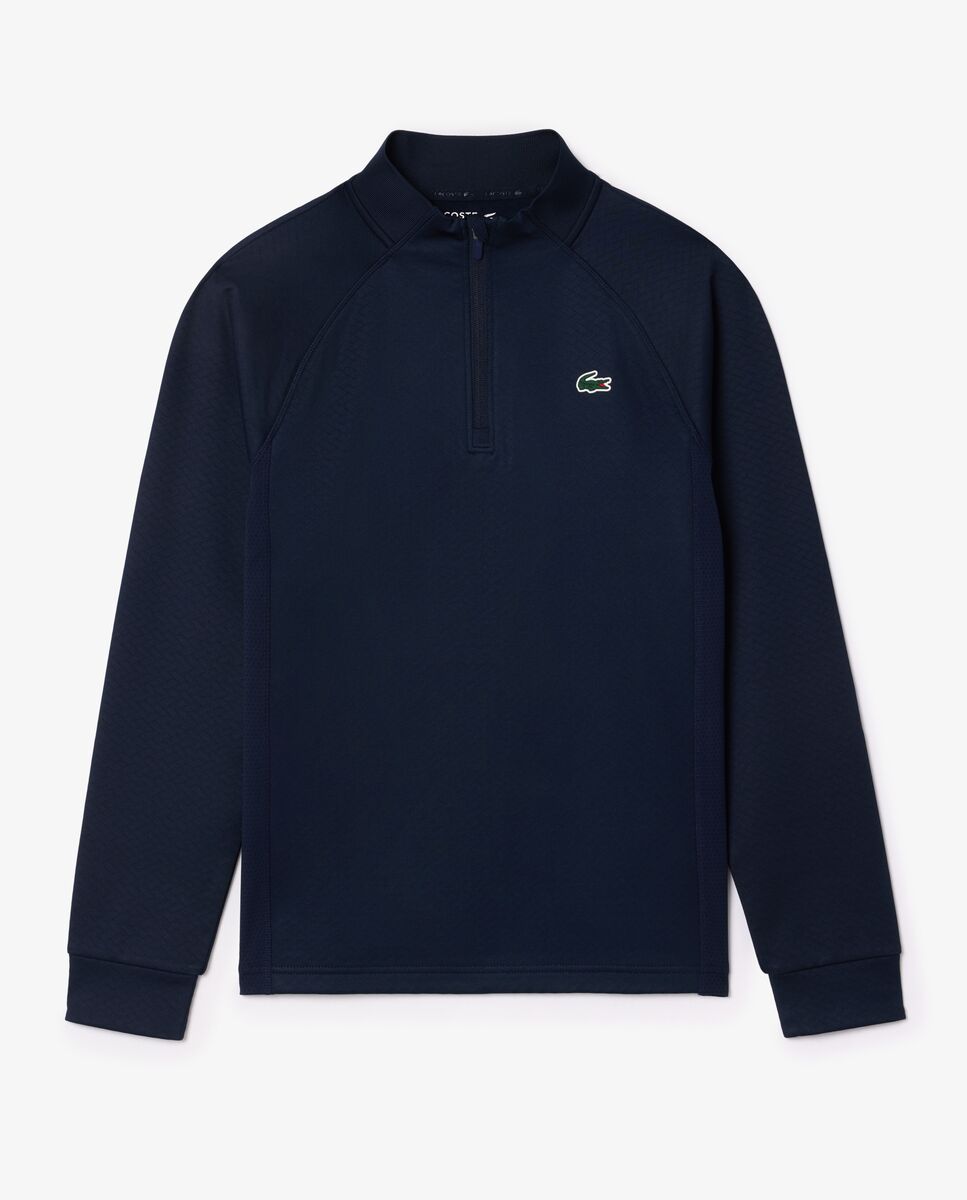 Lacoste - Sudadera de hombre técnica de felpa para golf.