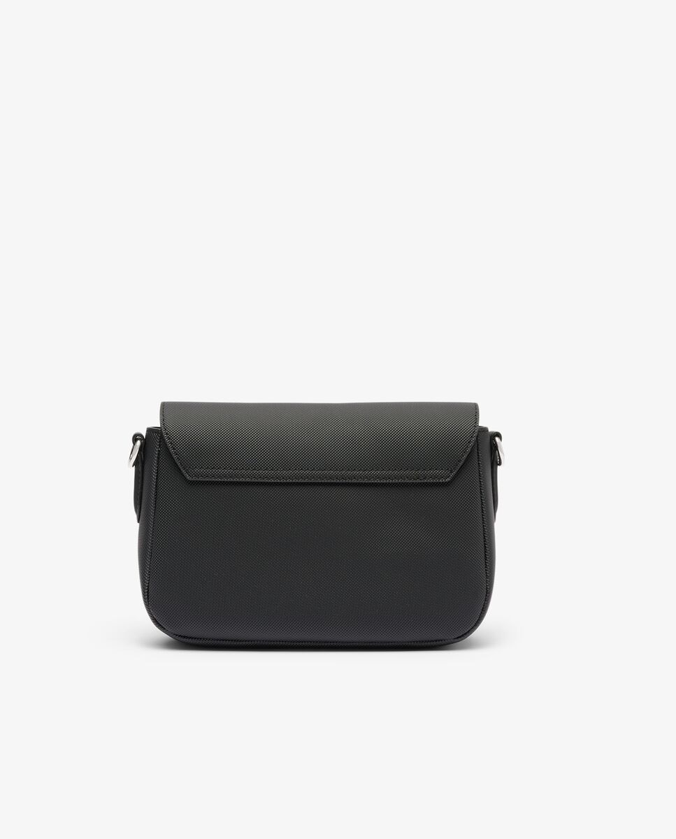Bolso de mujer de mensajero con solapa daily city - Lacoste - Negro Negro-4