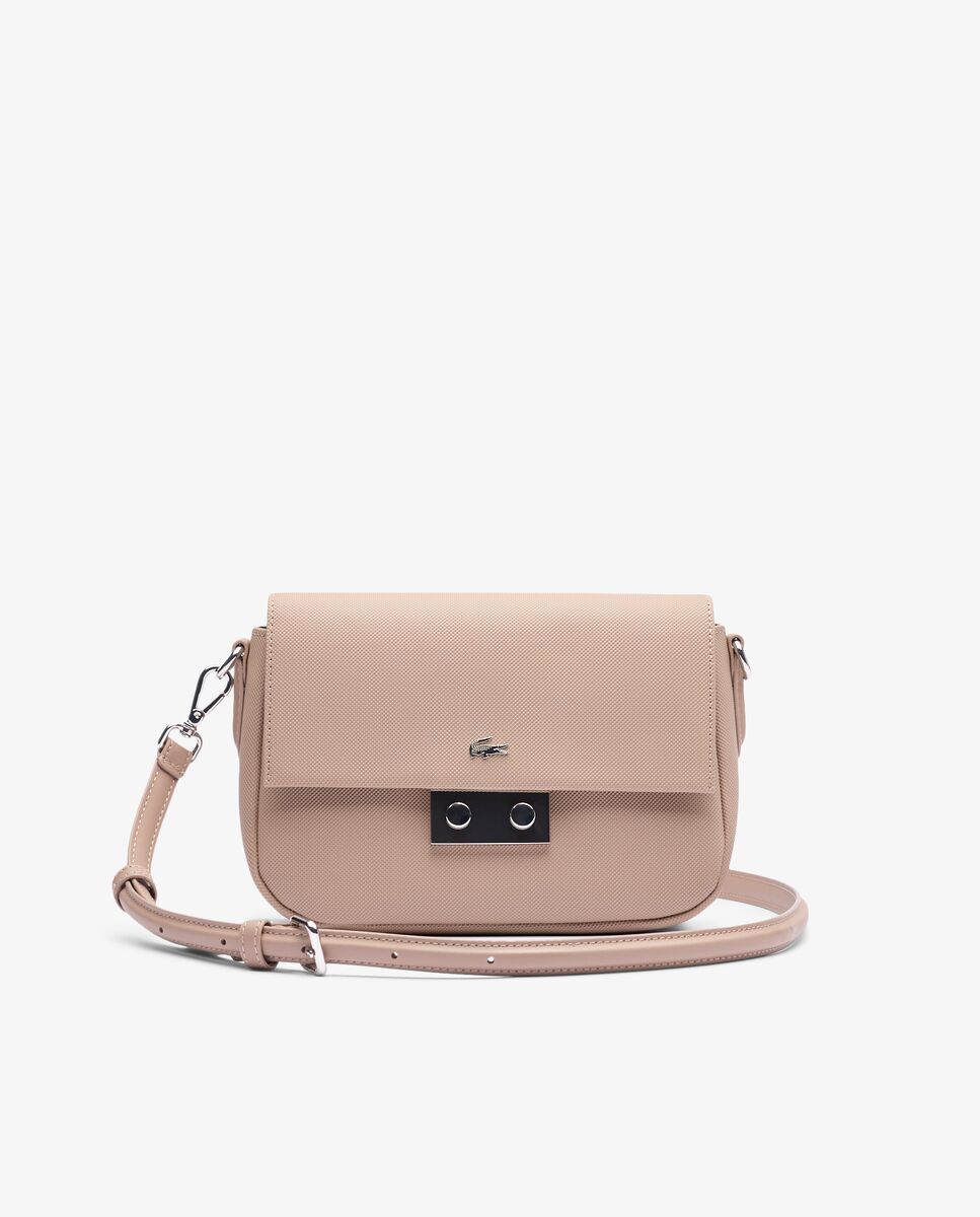 Imagen 0 de Bolso de mujer de mensajero con solapa daily city Natural