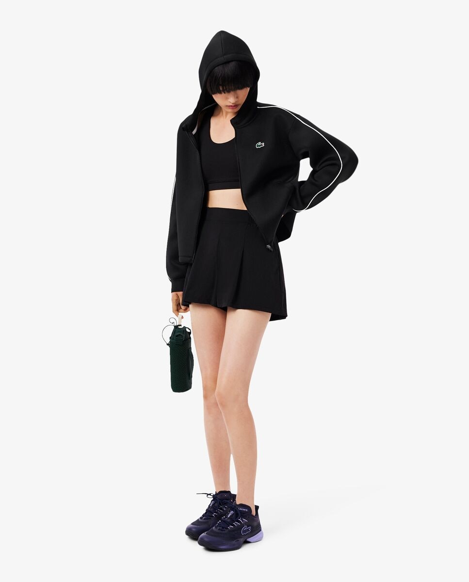 Bralette de mujer deportivo elástico transpirable - Lacoste - Negro Negro-4