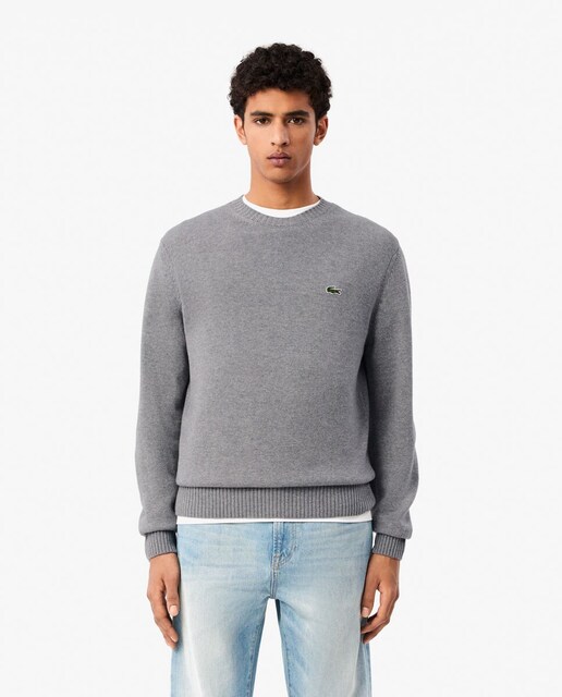 Imagen 0 de Jersey de hombre de cuello redondo de lana cardada