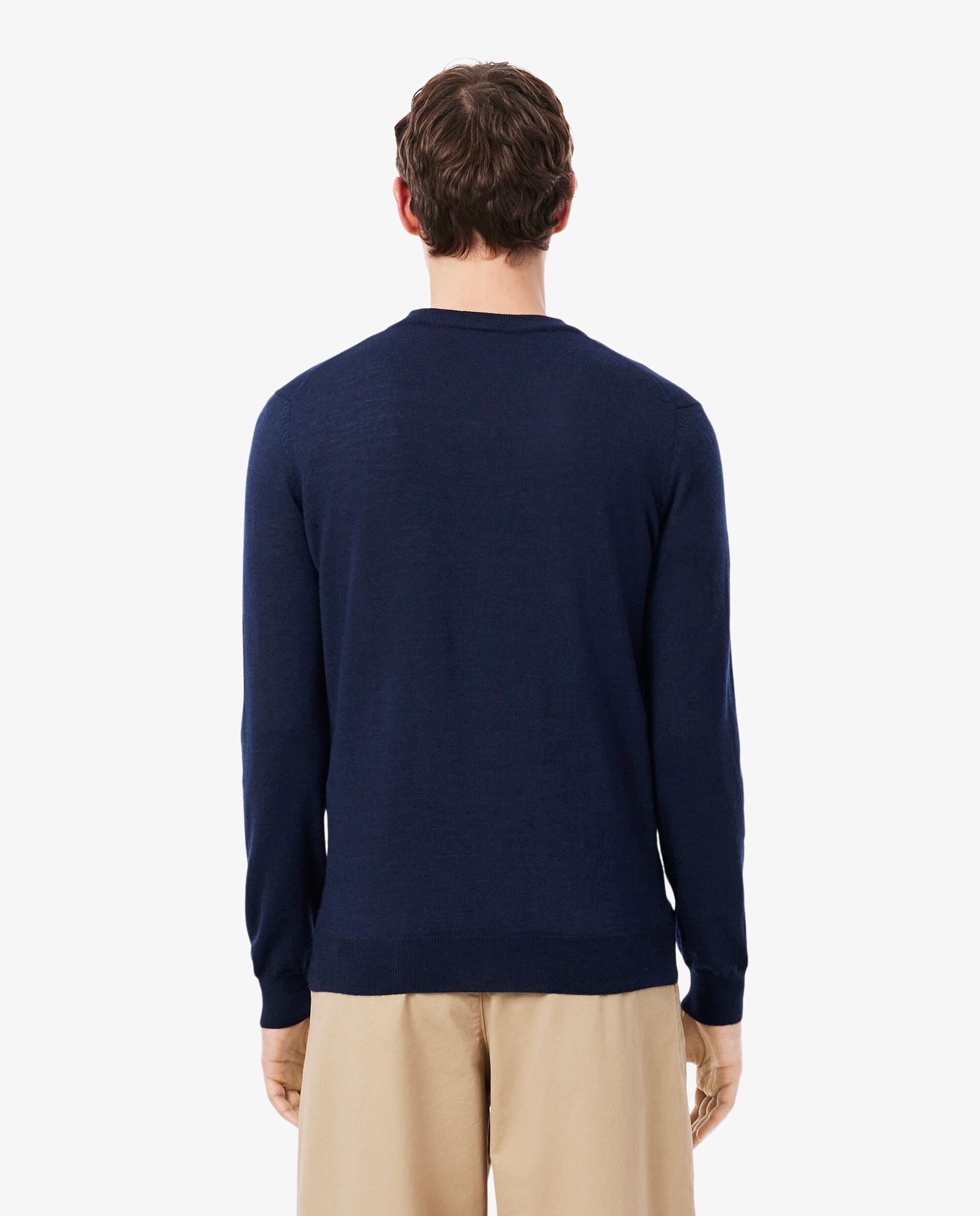 Jersey de hombre de lana - Lacoste - Azul marino Azul marino-2