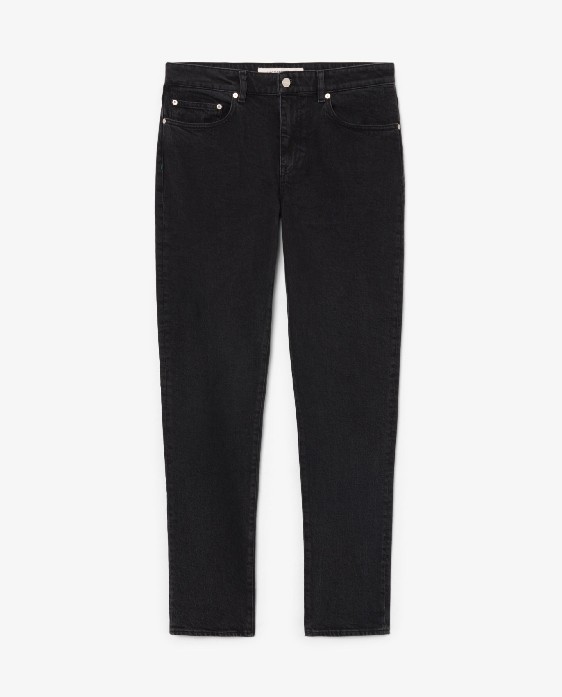 Vaqueros de hombre de corte ajustado de algodón elástico en azul - Lacoste - Negro Negro-6
