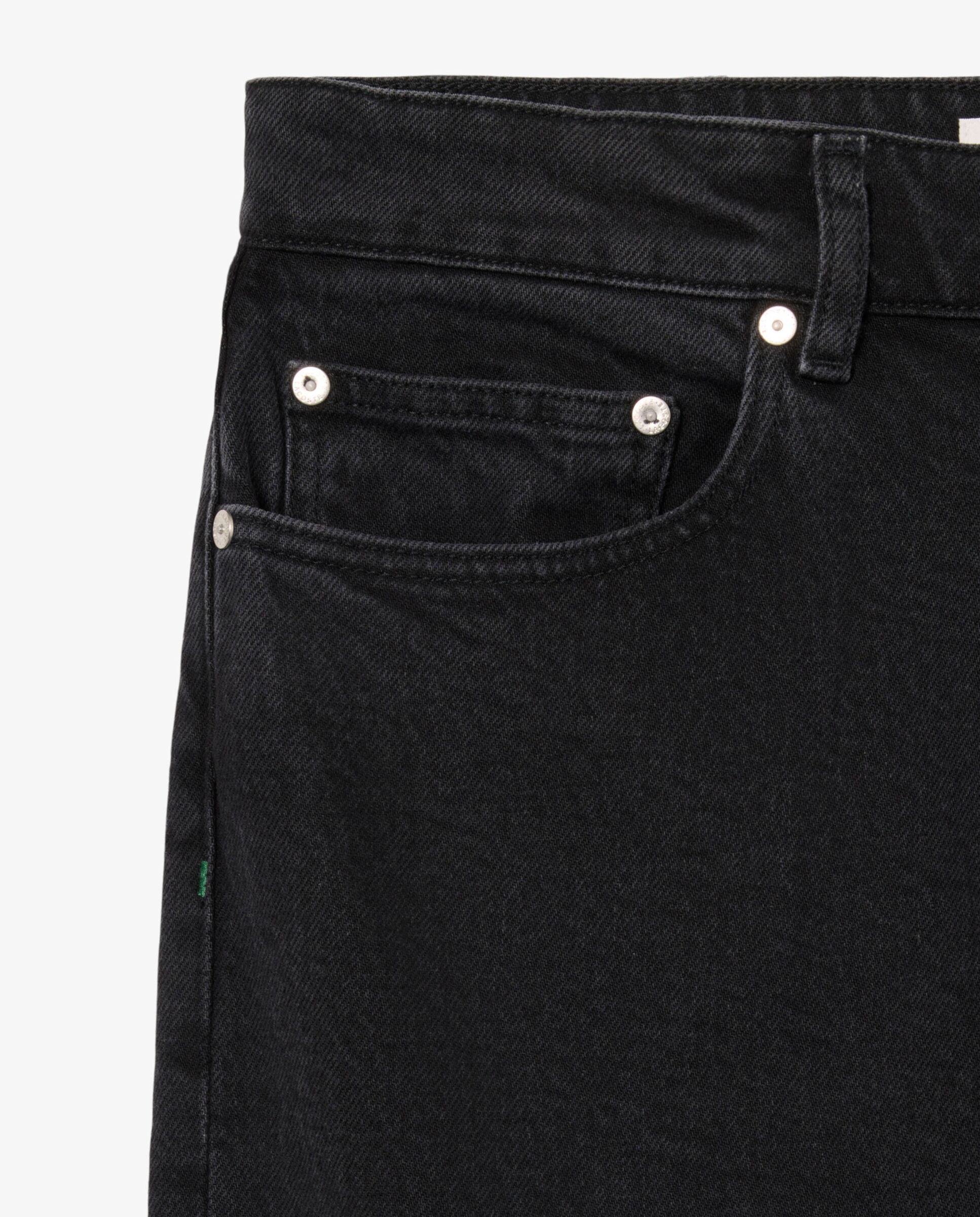 Vaqueros de hombre de corte ajustado de algodón elástico en azul - Lacoste - Negro Negro-5