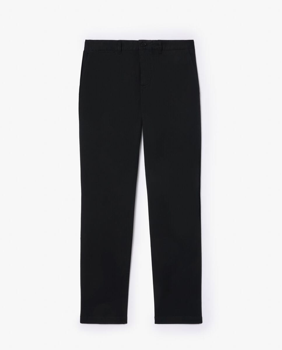 Pantalones joggers de hombre de algodón elástico - Lacoste - Negro Negro-6