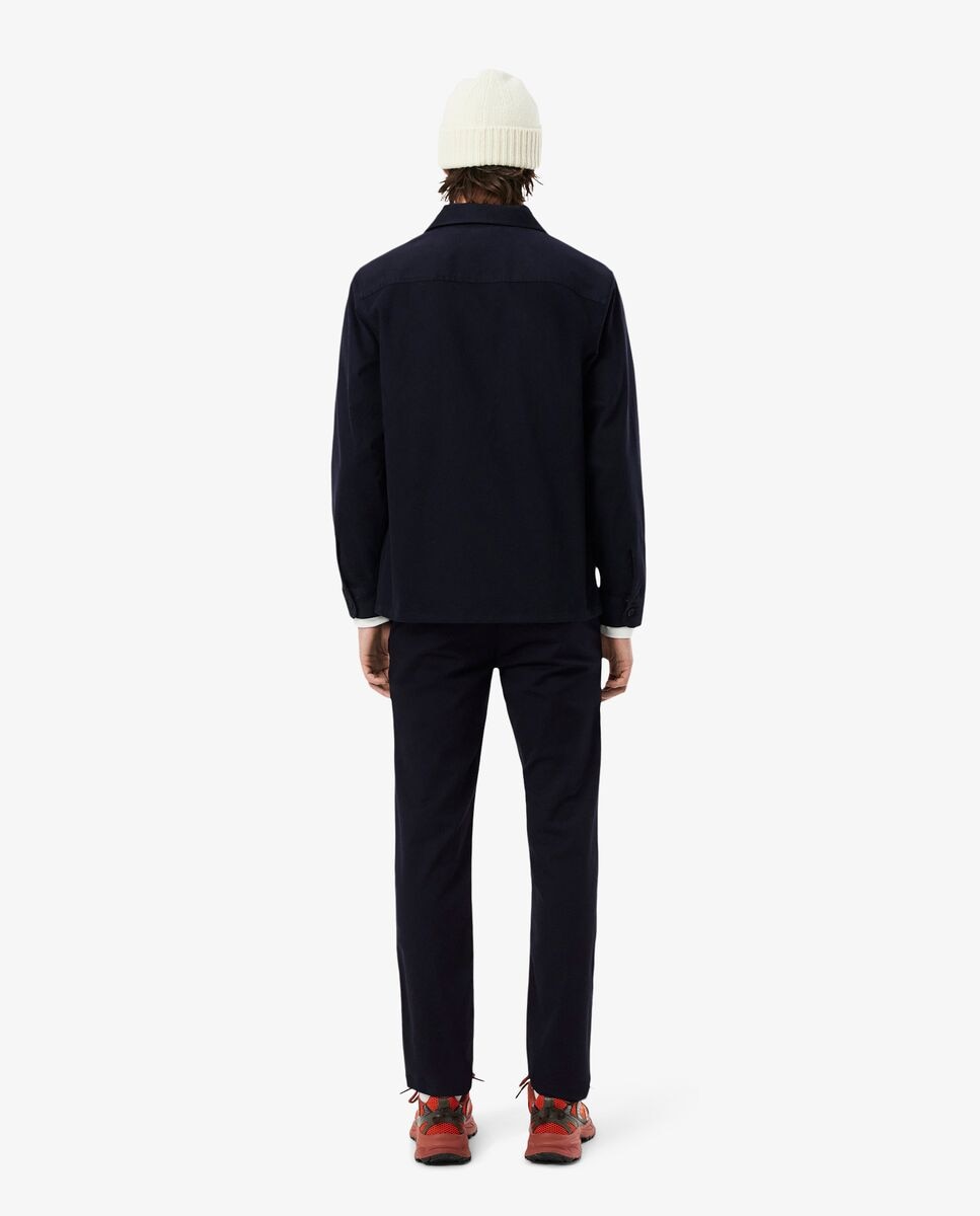 Pantalones joggers de hombre de algodón elástico - Azul marino Azul marino-2