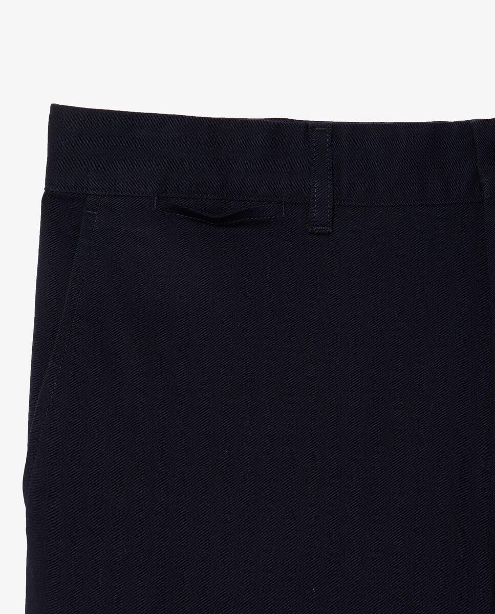 Pantalones joggers de hombre de algodón elástico - Azul marino Azul marino-5