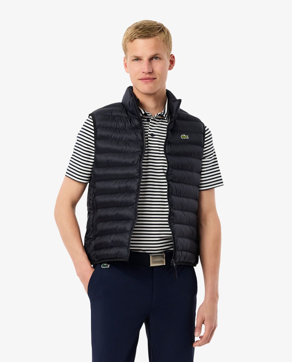 Lacoste - Chaleco de abrigo de hombre acolchado hidrófugo.