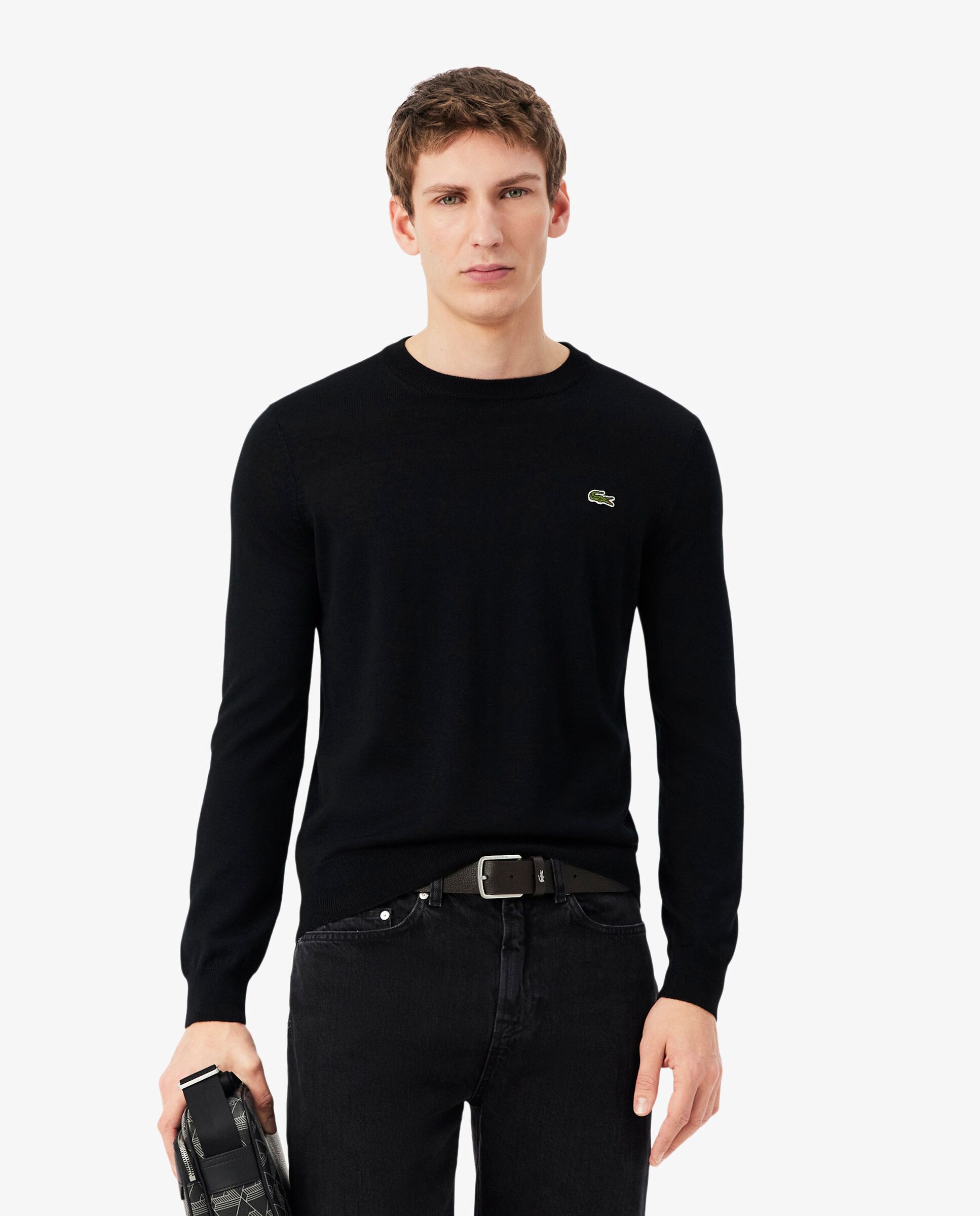 Imagen 0 de Jersey de hombre de lana Negro