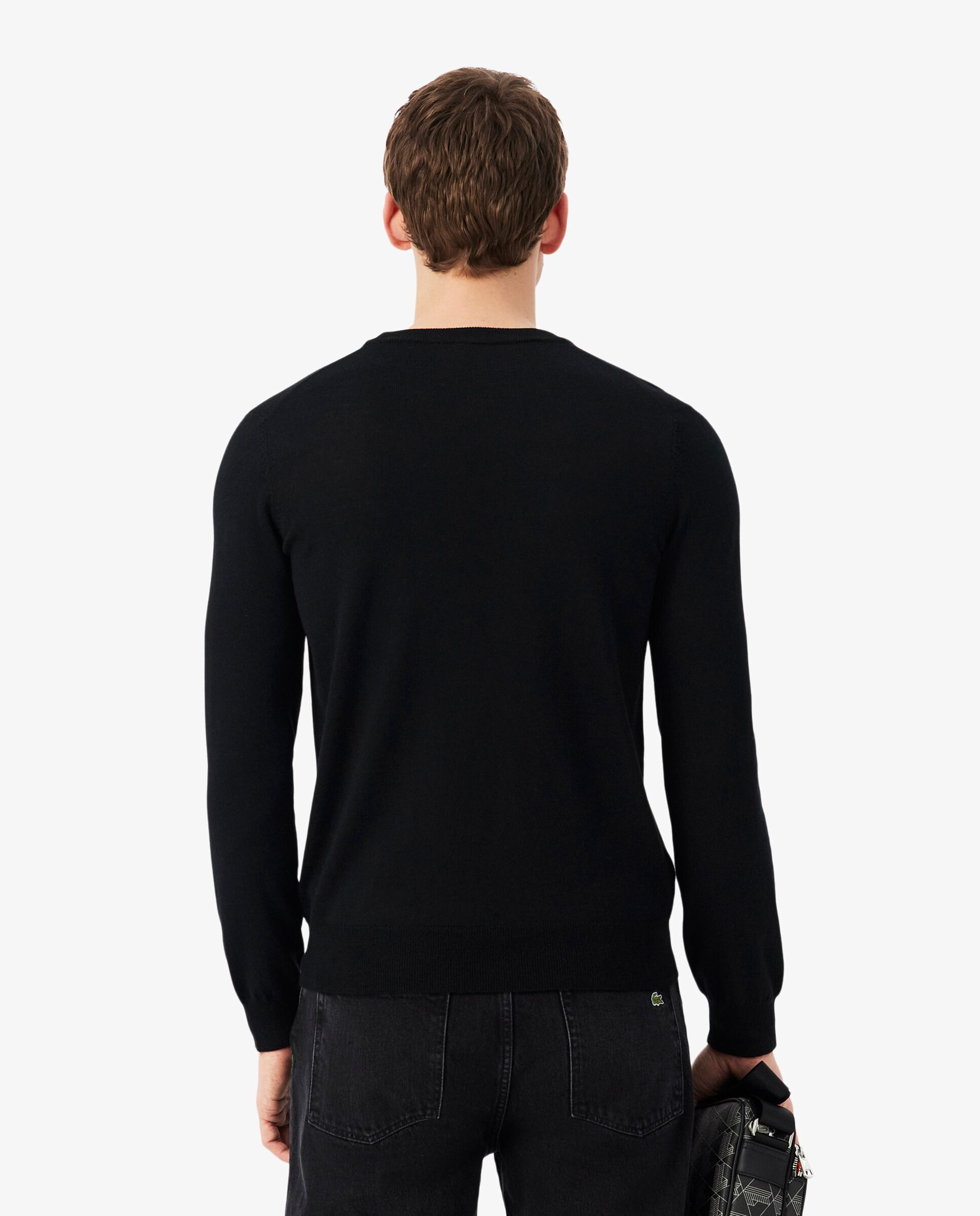 Jersey de hombre de lana - Lacoste - Negro Negro-2