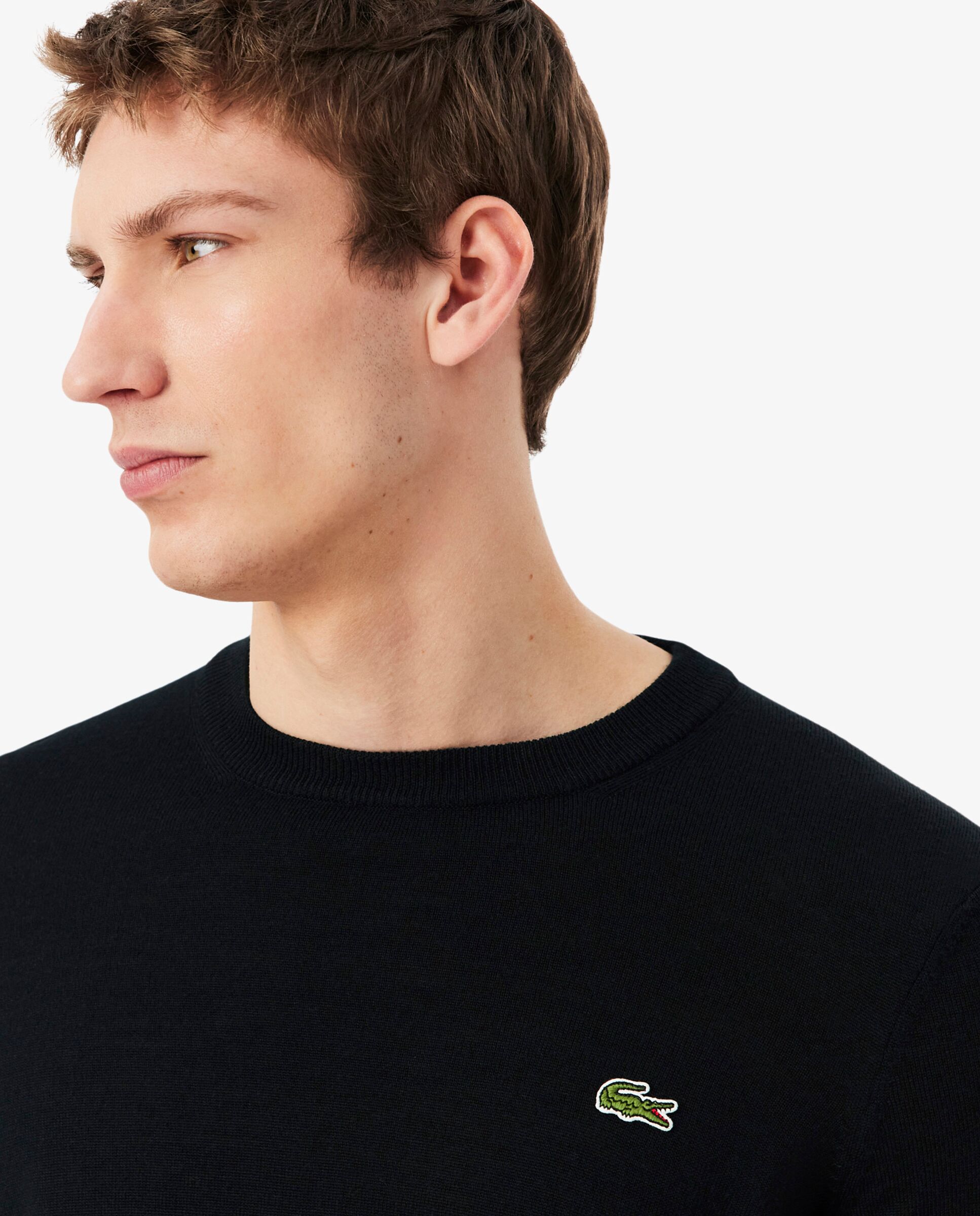 Jersey de hombre de lana - Lacoste - Negro Negro-3