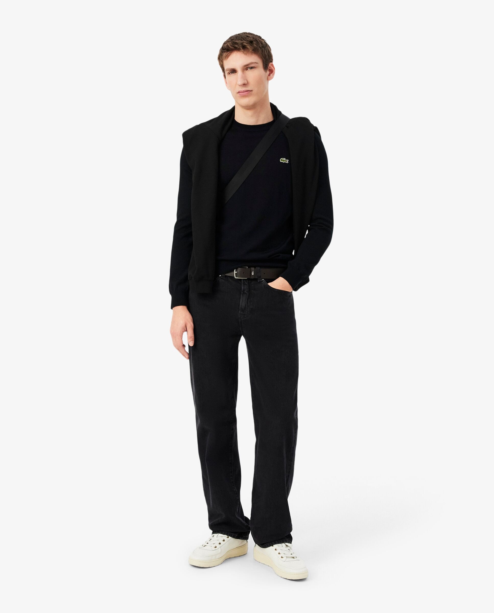 Jersey de hombre de lana - Lacoste - Negro Negro-4