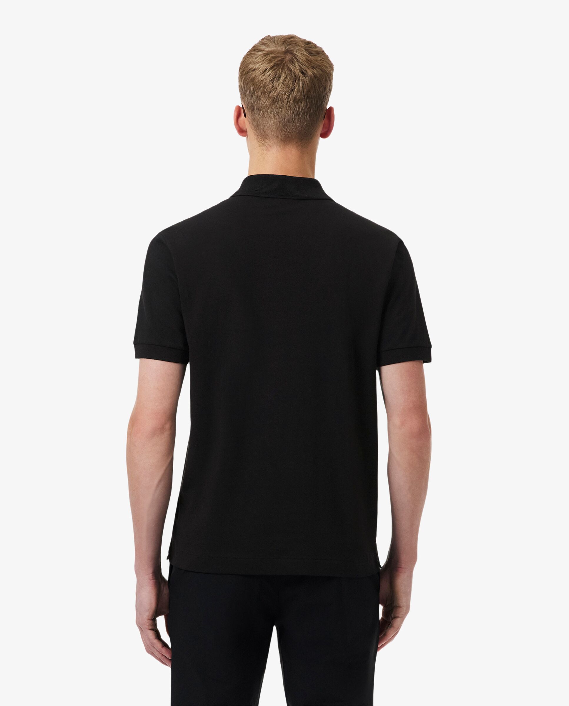 Polo de hombre de corte clásico de manga corta - Lacoste - Negro Negro-2