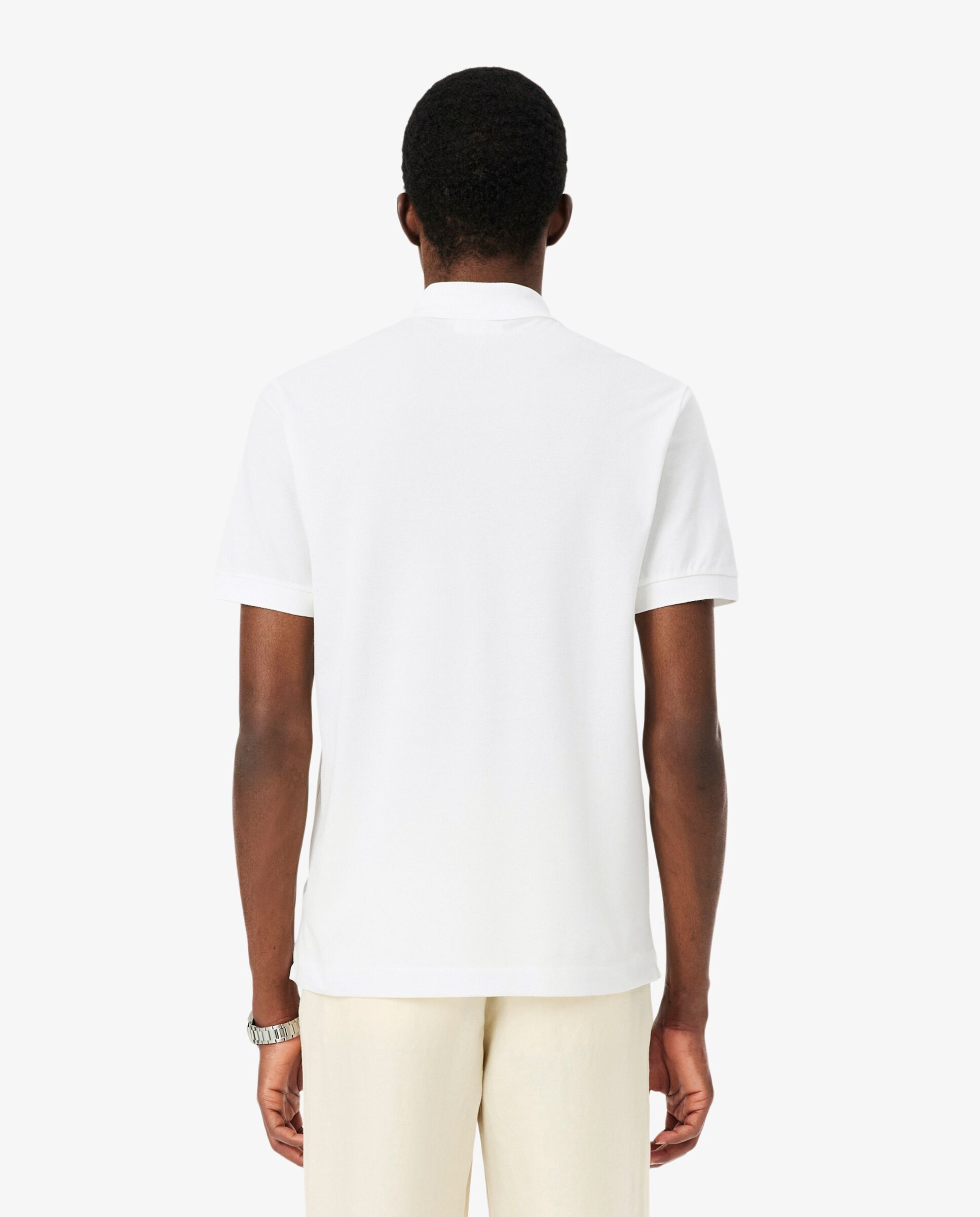 Polo de hombre de corte clásico de manga corta - Lacoste - Blanco Blanco-2