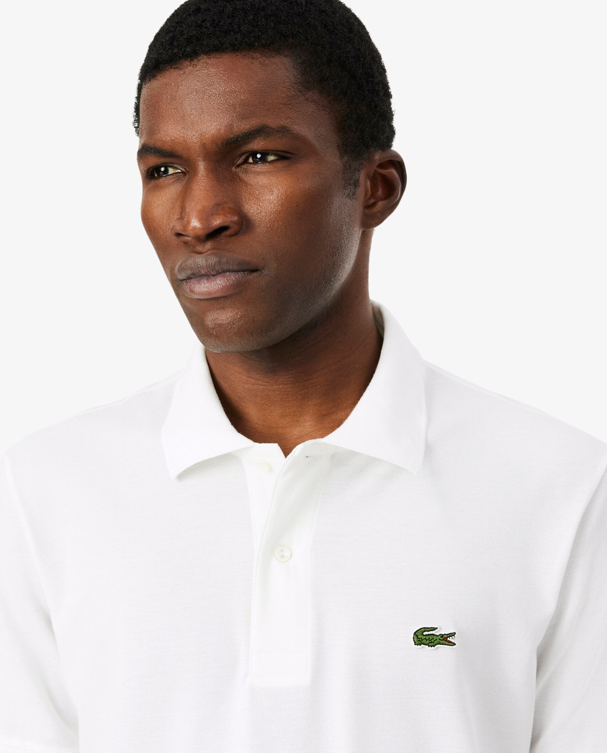 Polo de hombre de corte clásico de manga corta - Lacoste - Blanco Blanco-3
