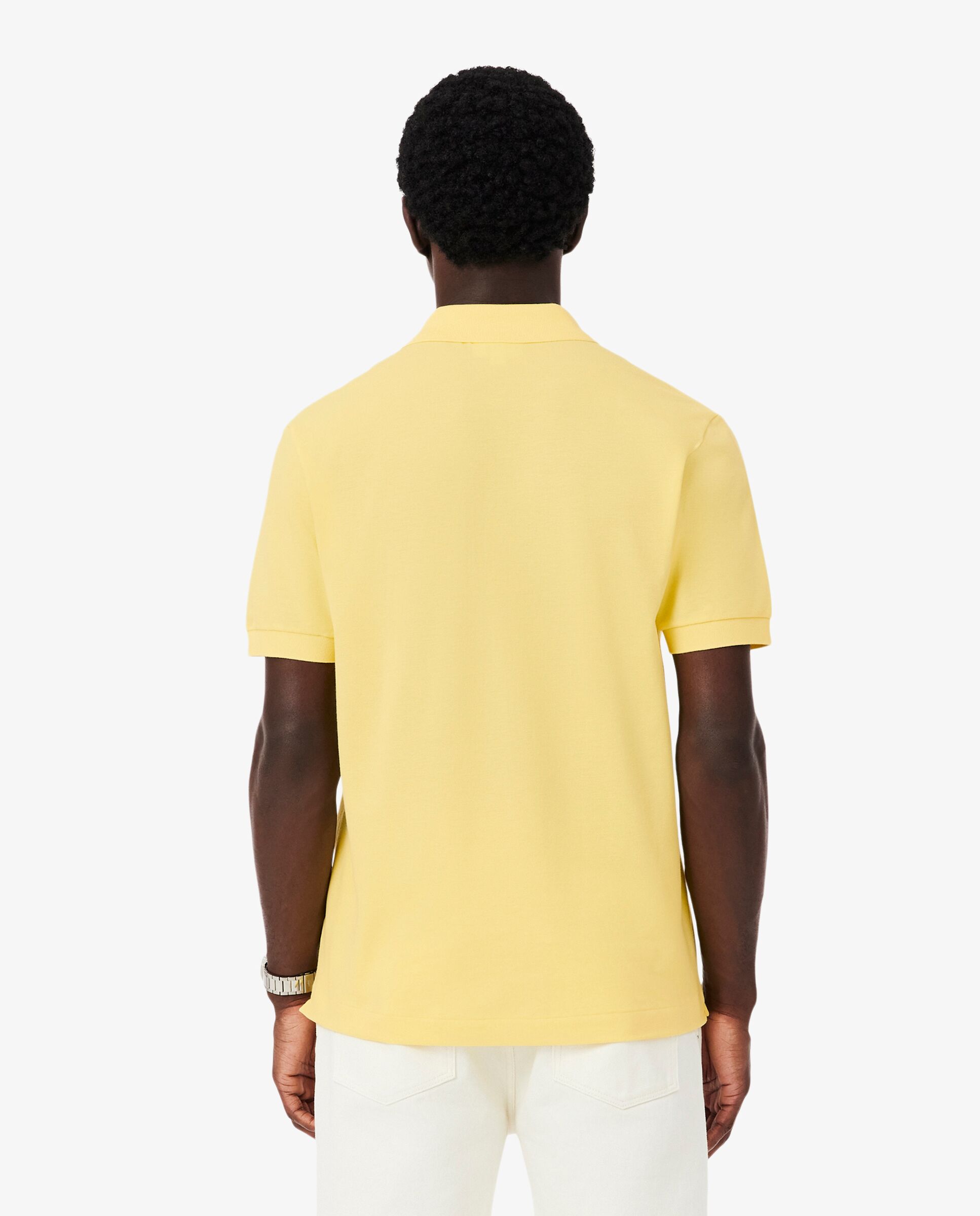 Polo de hombre de corte clásico de manga corta - Lacoste - Amarillo Amarillo-2