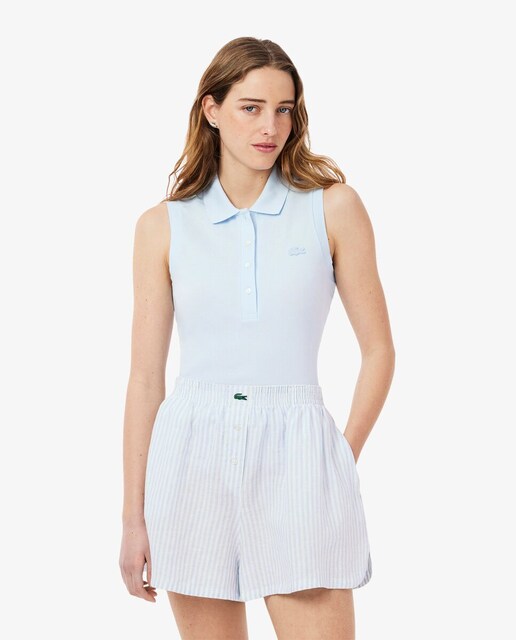 Imagen 0 de Polo de mujer sin mangas de corte ajustado