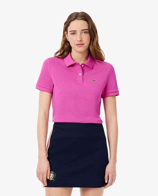 Imagen 0 de Polo de mujer de corte regular de petit piqué suave de manga corta
