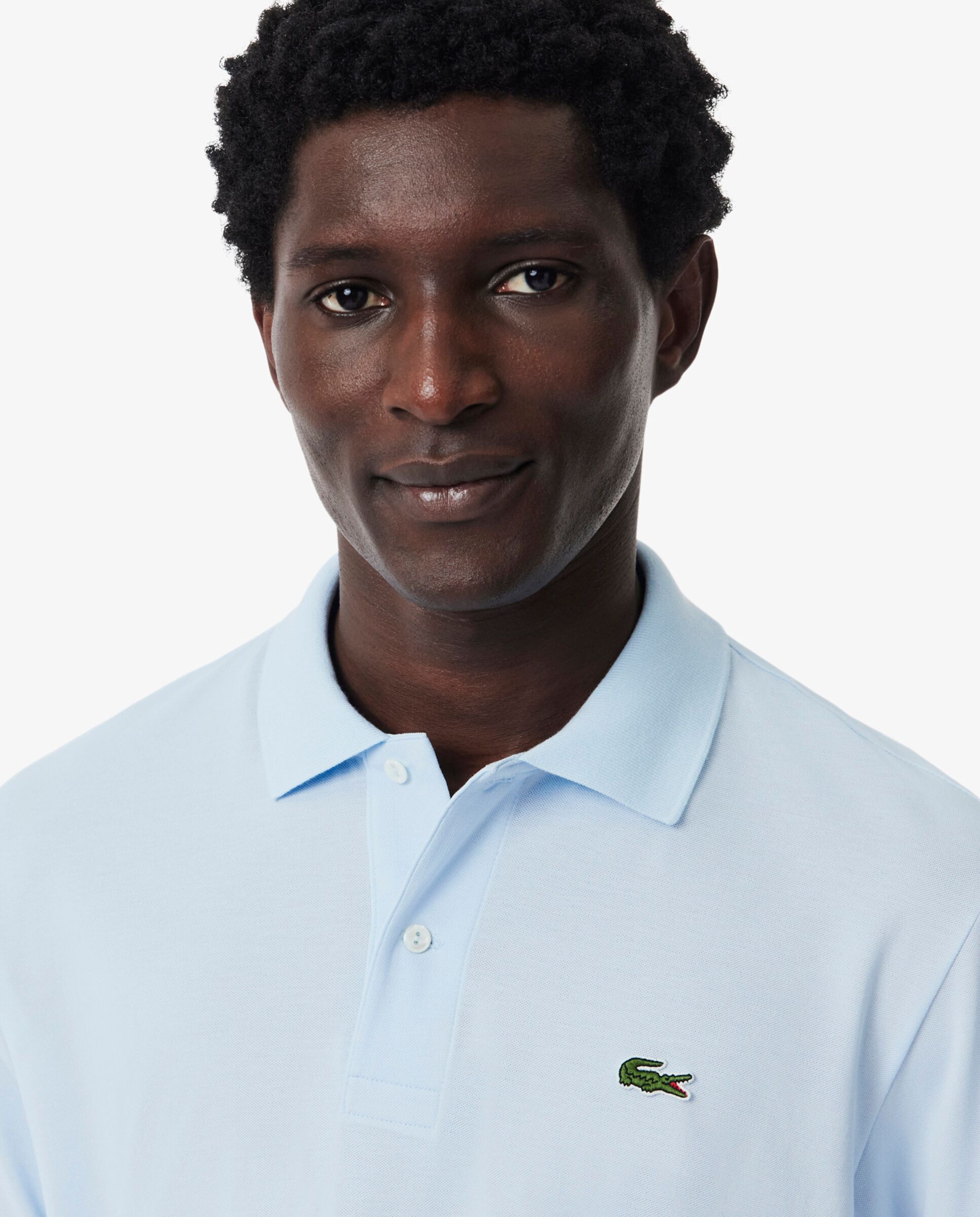 Polo de hombre de corte clásico LIGHT de manga corta - Lacoste - Beige Esmeralda Azul-3