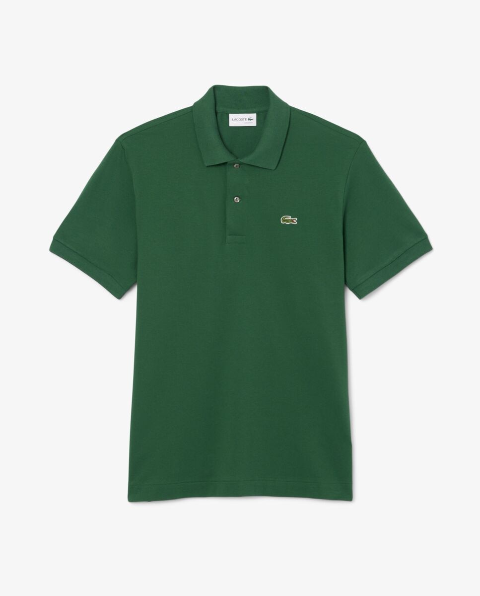 Polo de hombre de corte clásico LIGHT de manga corta - Lacoste - Verde militar Verde militar-3