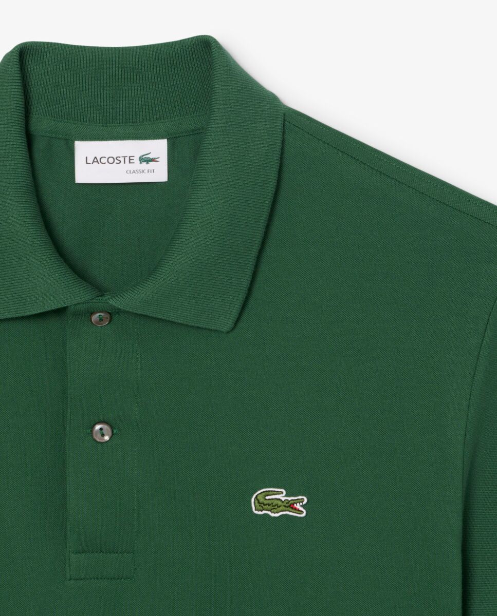 Polo de hombre de corte clásico LIGHT de manga corta - Lacoste - Verde militar Verde militar-2