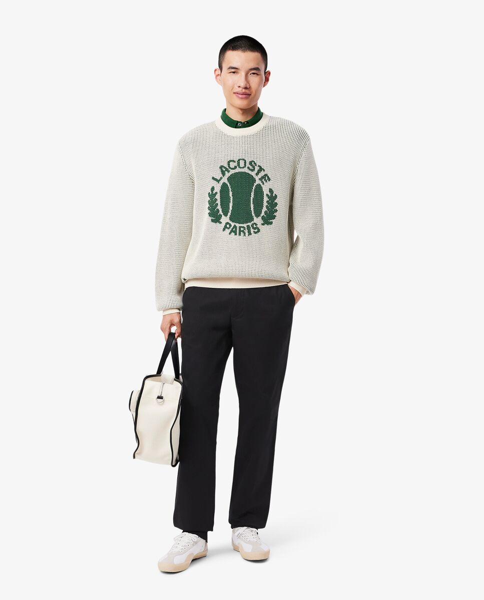 Lacoste - Pantalón de hombre chino de algodón de corte regular.