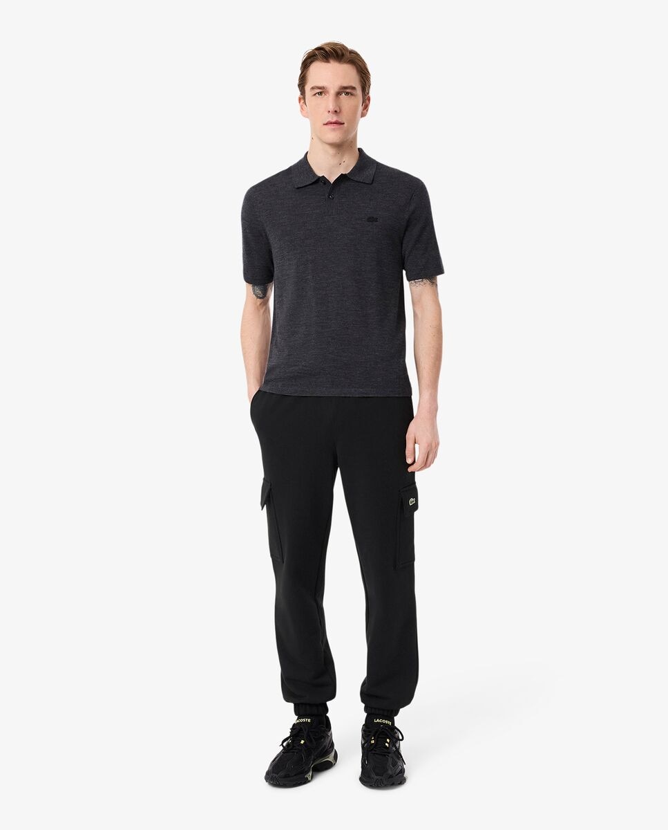 Lacoste - Pantalón de hombre de Chándal cargo de felpa.