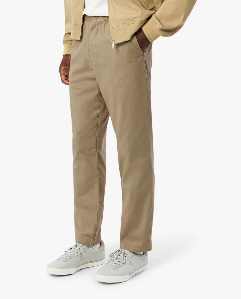 Pantalones joggers de hombre de corte regular - Lacoste - Beige Beige-3