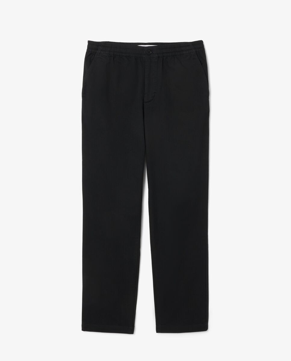 Pantalones joggers de hombre de corte regular - Lacoste - Marrón claro Negro-6