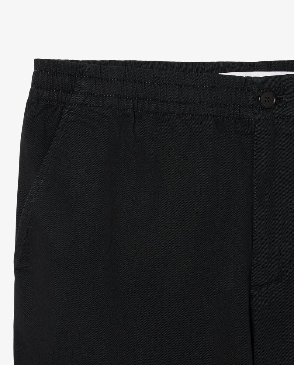 Pantalones joggers de hombre de corte regular - Lacoste - Marrón claro Negro-5