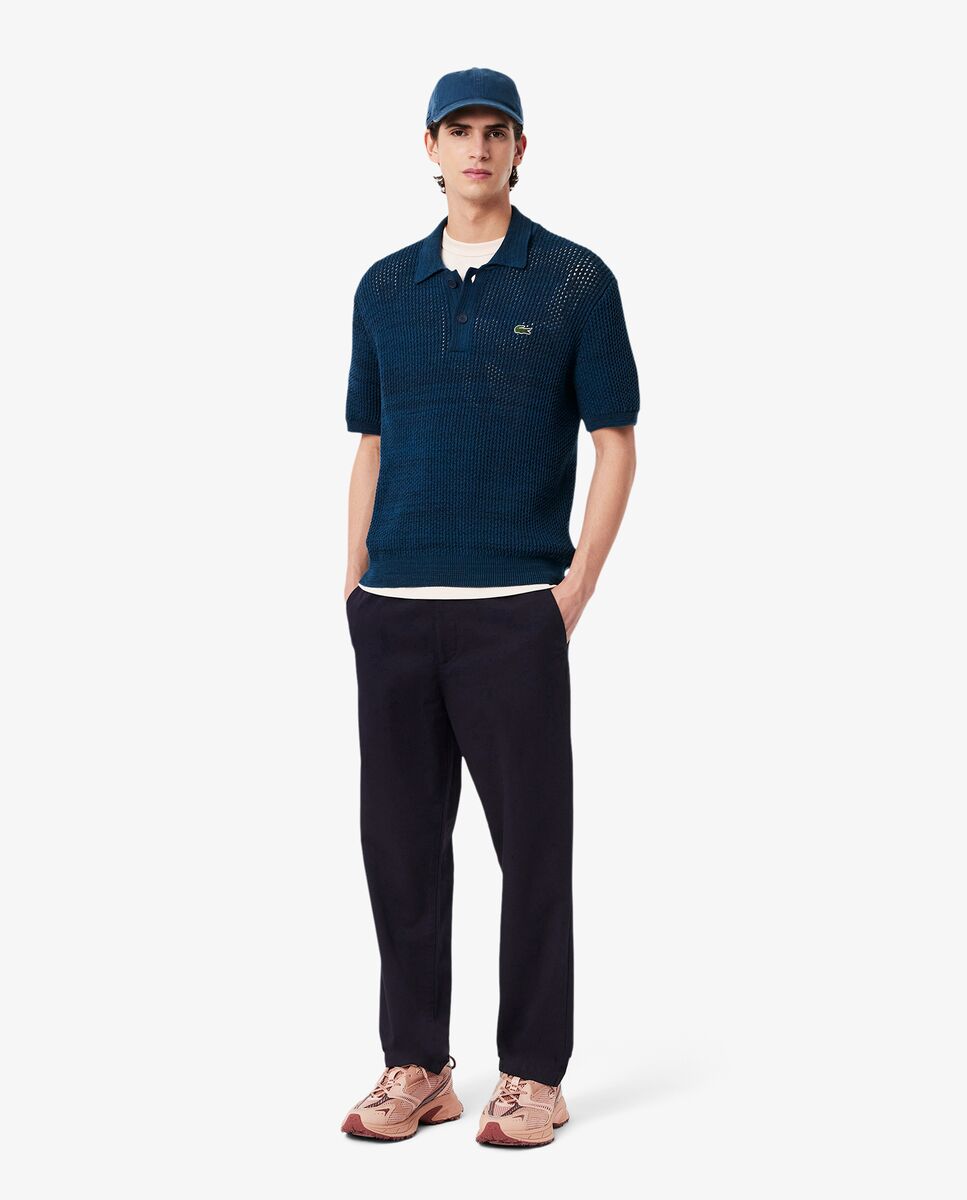 Pantalones joggers de hombre de corte regular - Lacoste - Azul marino Azul marino-1