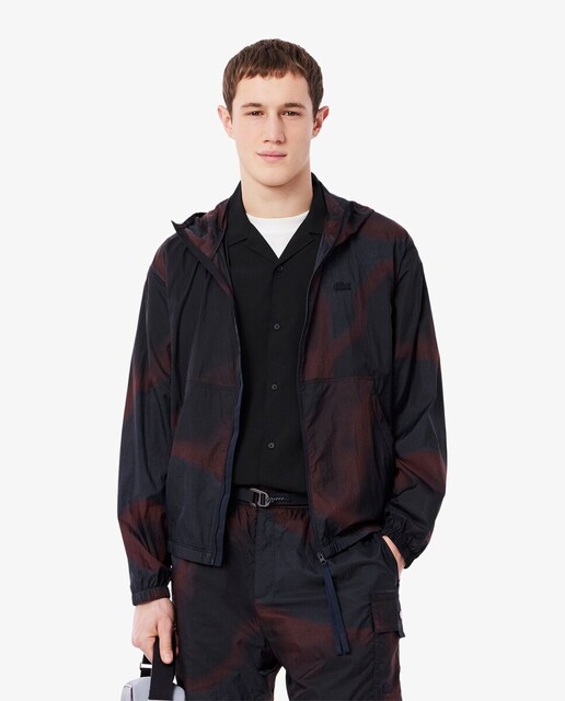 Imagen 0 de Chaqueta de hombre de nailon ripstop con estampado en degradado en azul