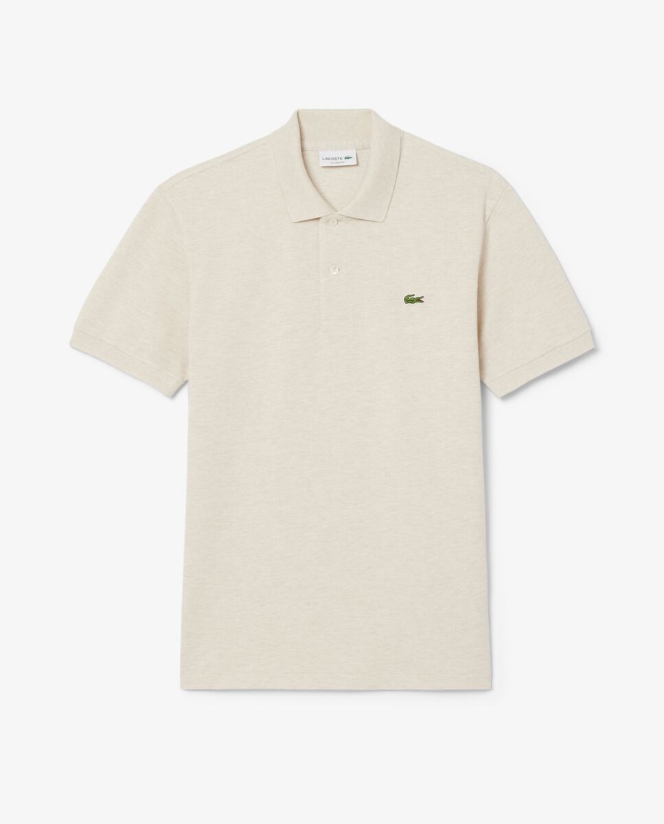 Polo de hombre jaspeado de corte clásico - Lacoste - Natural Natural-6